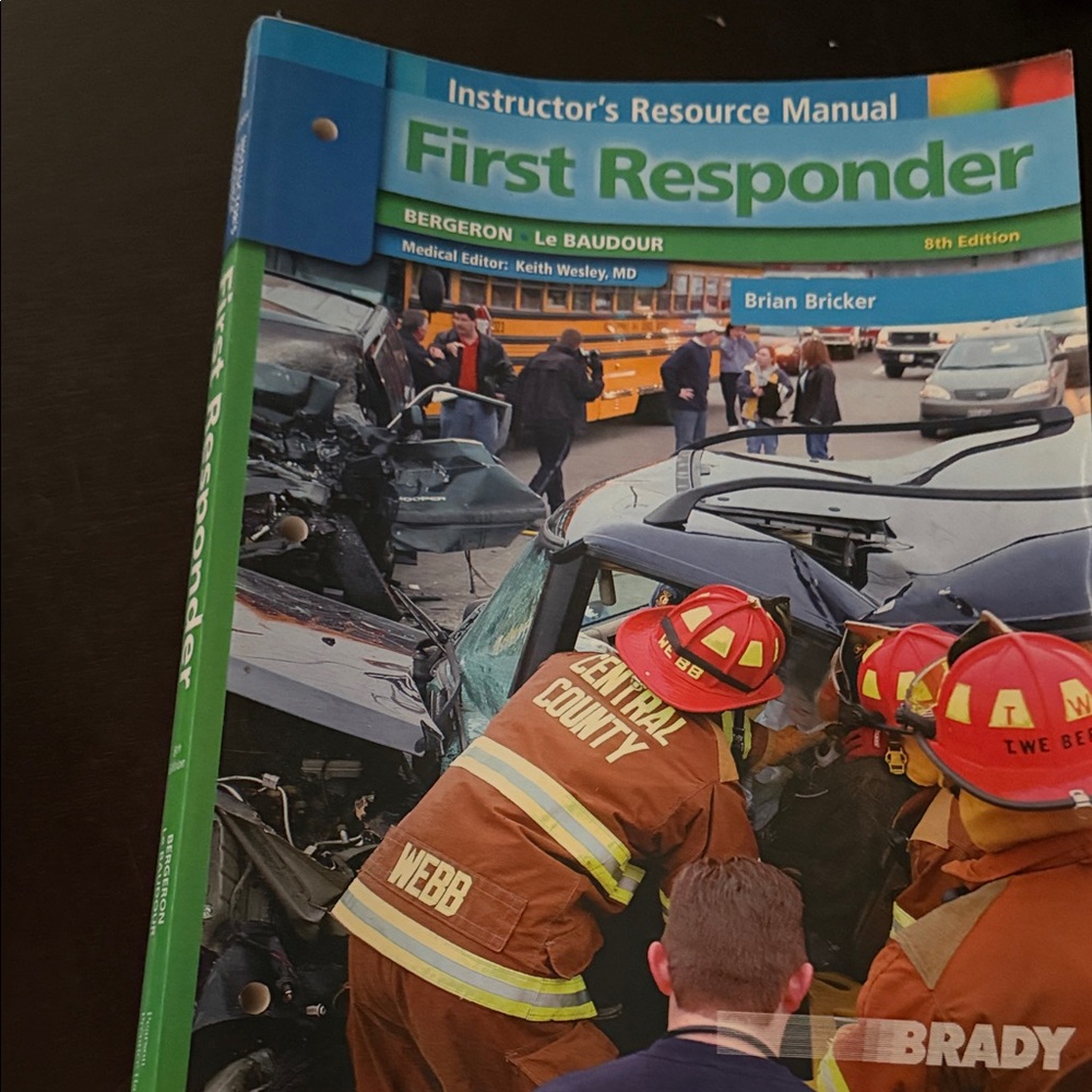 First Responder Instructor's Resource Manual - Blue/Green Cover